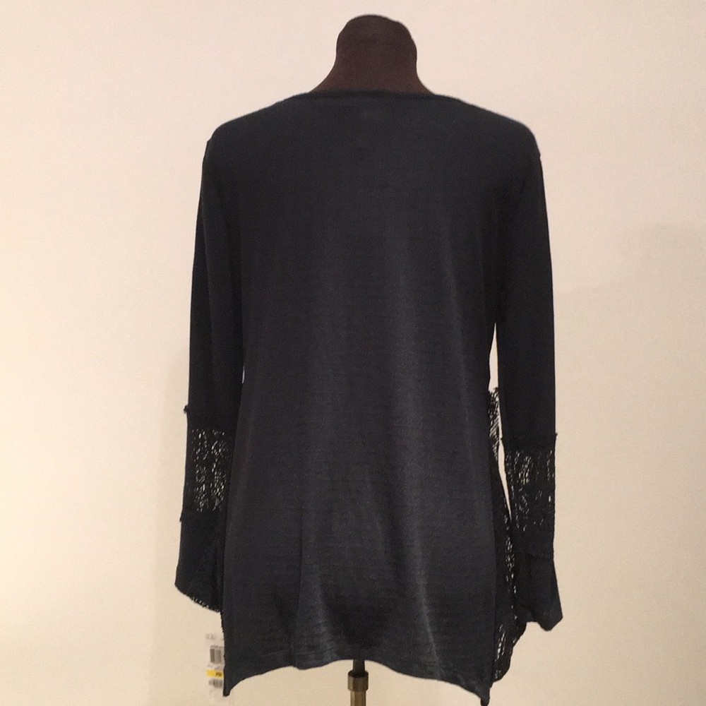 ๐HP๐Style & Co top sweater lace details m - Picture 3 of 16